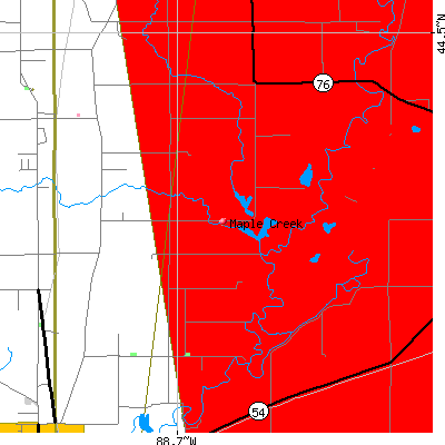 Maple Creek map