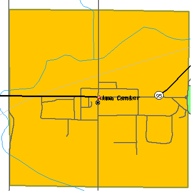Alma Center map