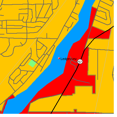 Ledgeview map