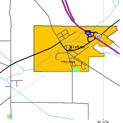 Hixton map
