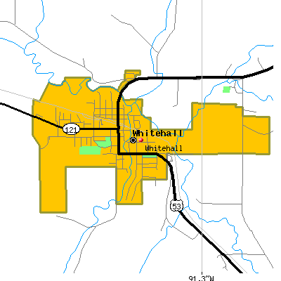 Whitehall map