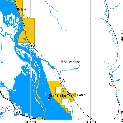 Belvidere map