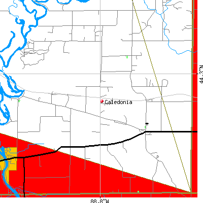 Caledonia map