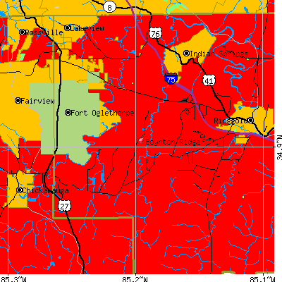 Boynton Ridge map