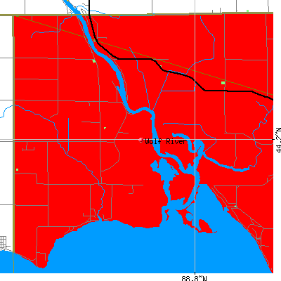 Wolf River map