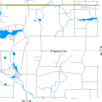Saxeville map