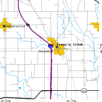 Kossuth map
