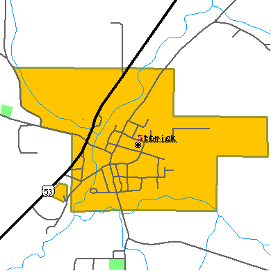 Ettrick map