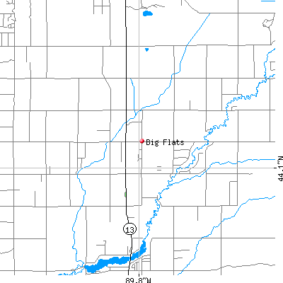 Big Flats map