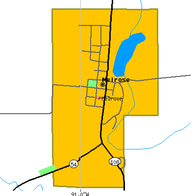 Melrose map
