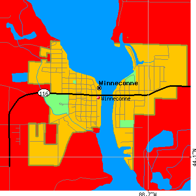 Winneconne map