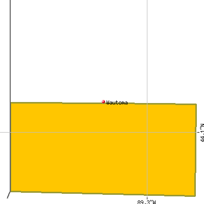 Wautoma map