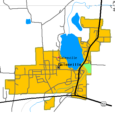 Galesville map