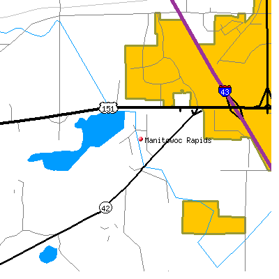 Manitowoc Rapids map