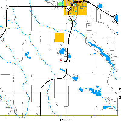 Dakota map