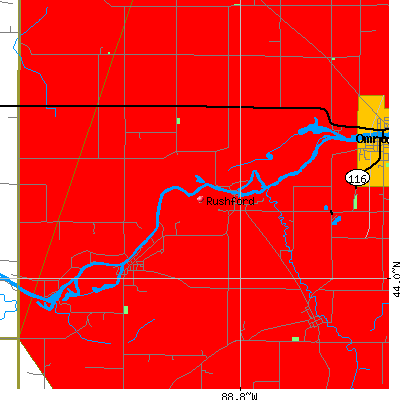 Rushford map