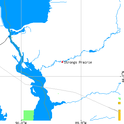 Strongs Prairie map