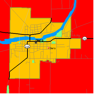 Omro map