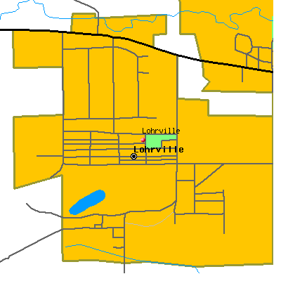 Lohrville map