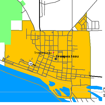 Trempealeau map