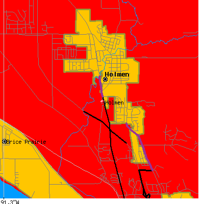 Holmen map