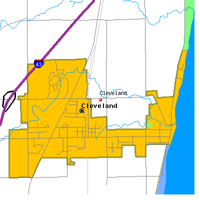 Cleveland map