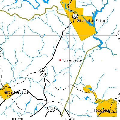 Turnerville map