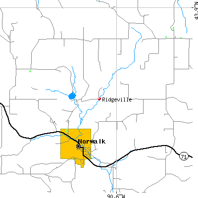 Ridgeville map