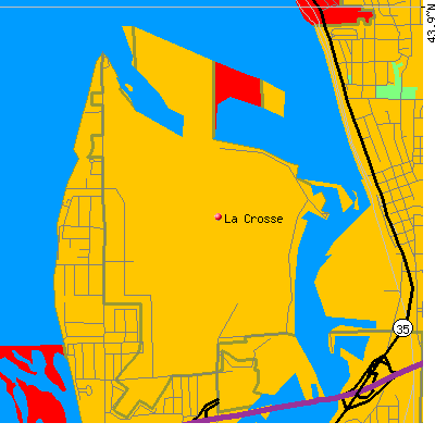 La Crosse map
