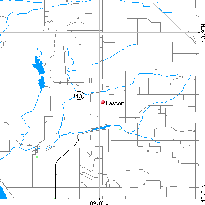 Easton map