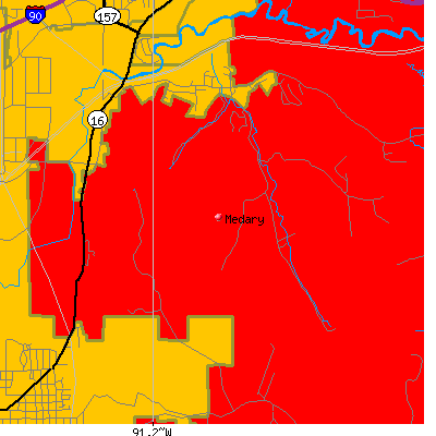 Medary map