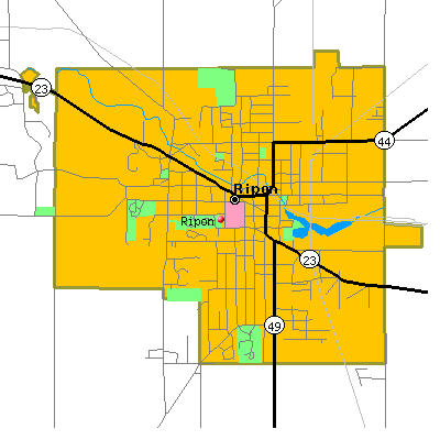 Ripon map