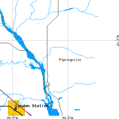 Springville map