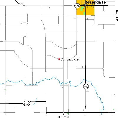 Springvale map