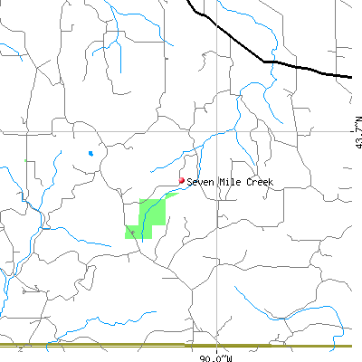 Seven Mile Creek map