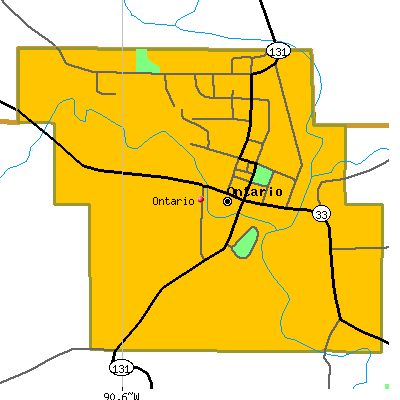 Ontario map