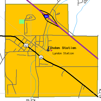 Lyndon Station map