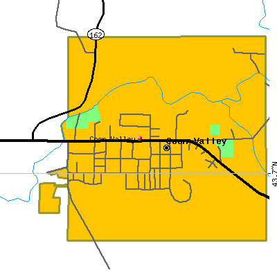Coon Valley map
