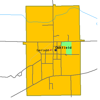 Oakfield map