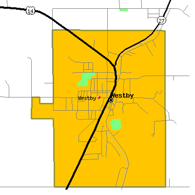 Westby map