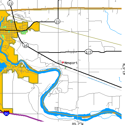 Newport map