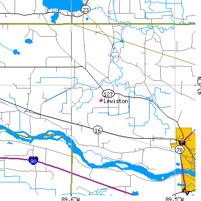 Lewiston map