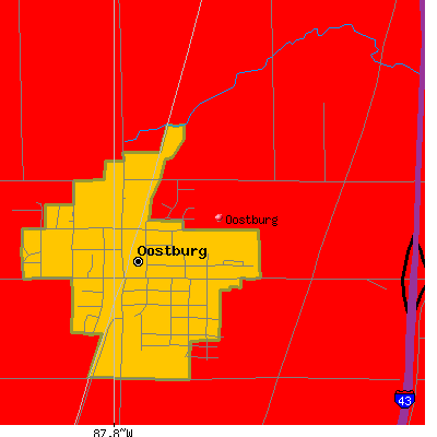 Oostburg map