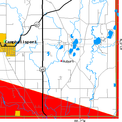 Auburn map