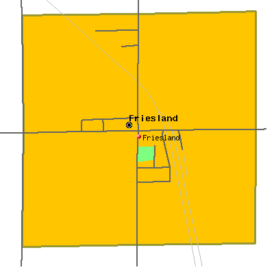 Friesland map