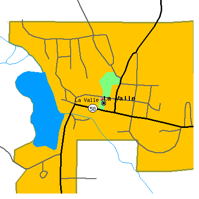 La Valle map