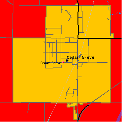Cedar Grove map