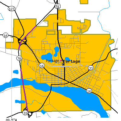 Portage map