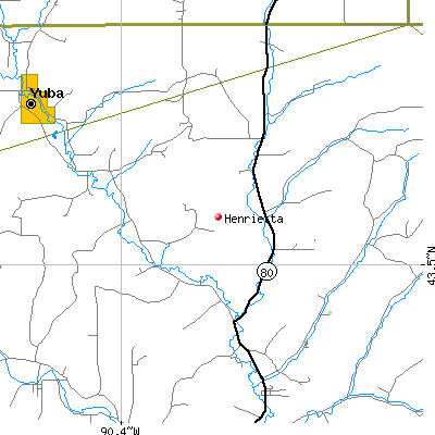 Henrietta map