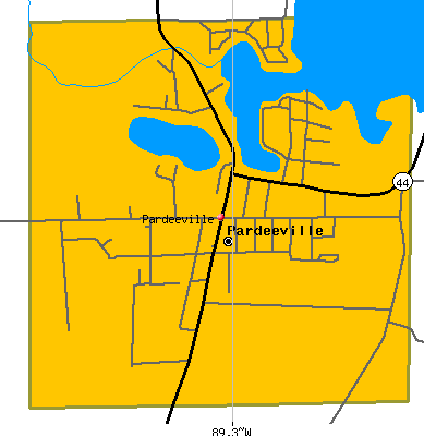 Pardeeville map